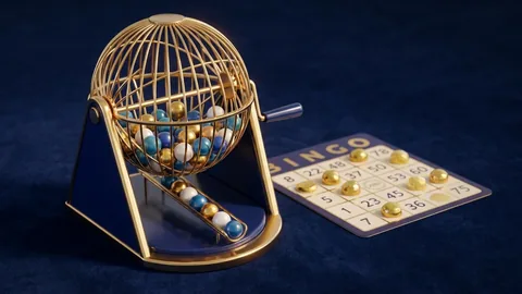 Bingo del Sur: jaula con bolillas de colores y cartón marcado