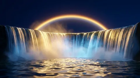 Tragamonedas Cataratas de Fortuna: cataratas y arcoíris dorado