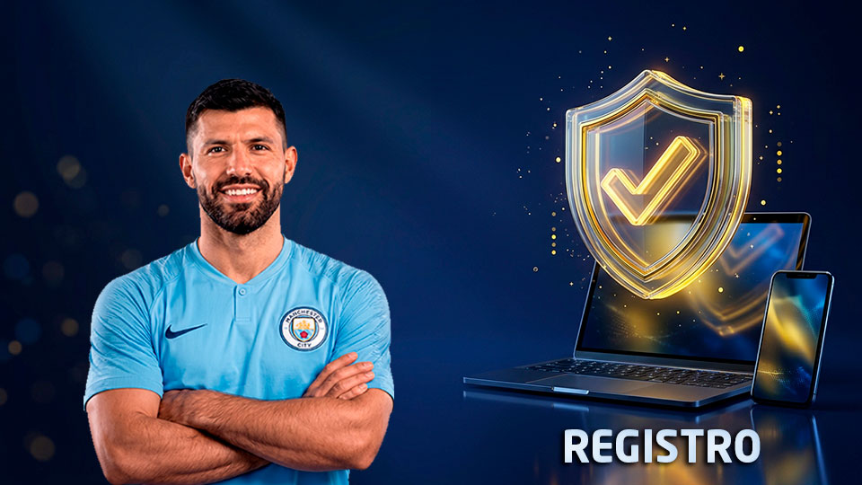 Laptop y celular con escudo de verificación: registro seguro paso a paso